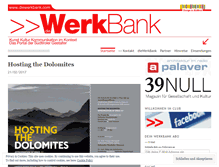 Tablet Screenshot of diewerkbank.com
